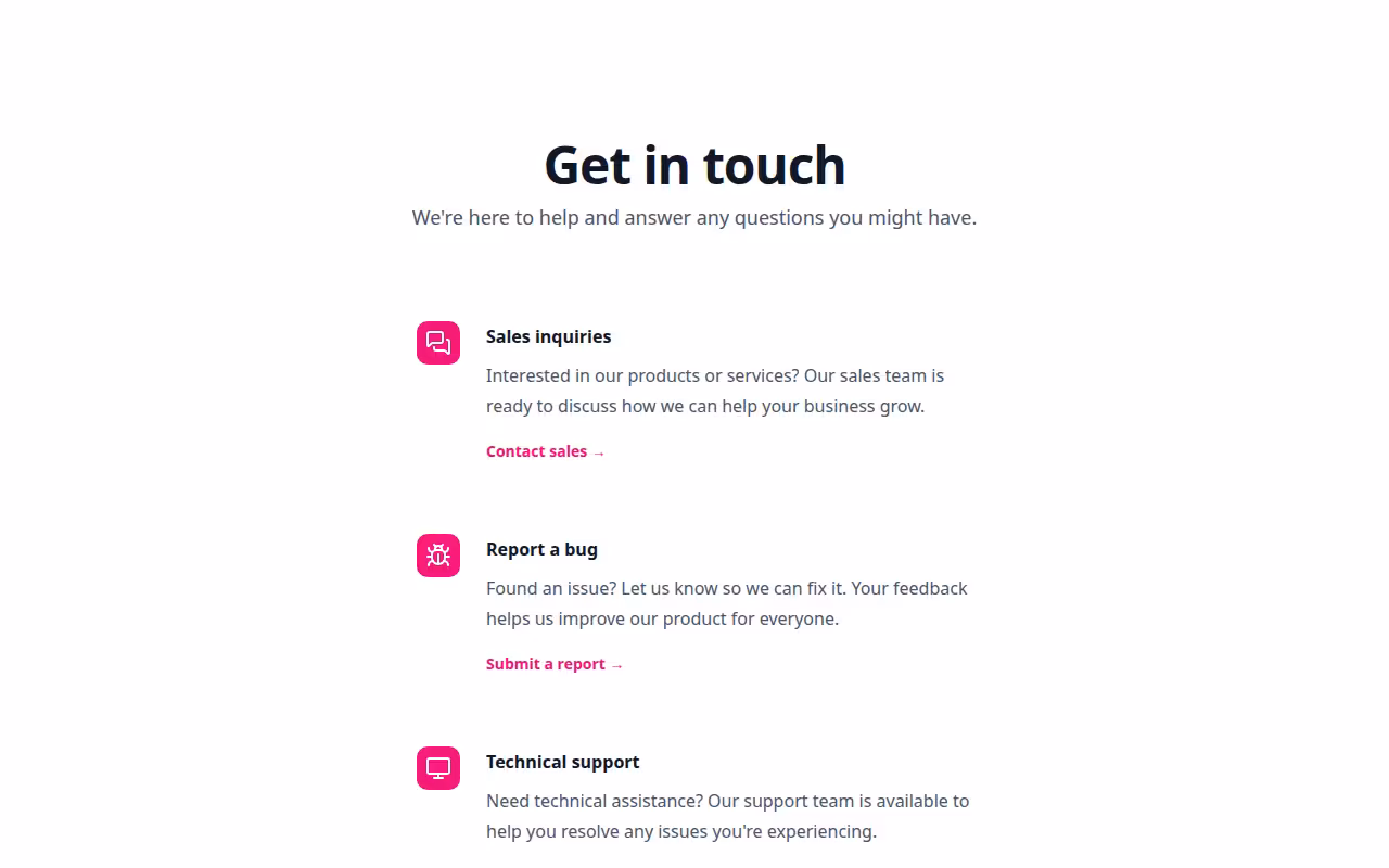 Contact preview