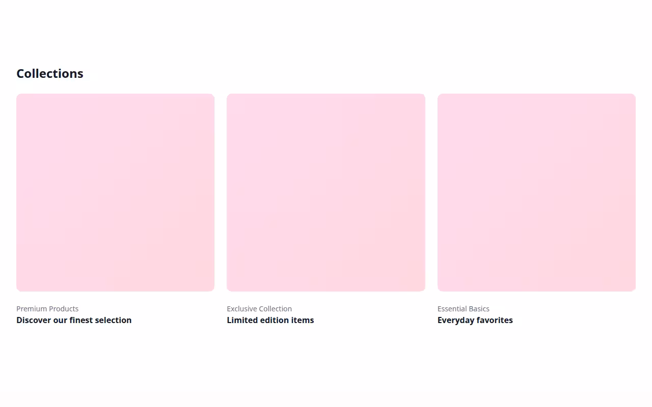 Ecommerce preview