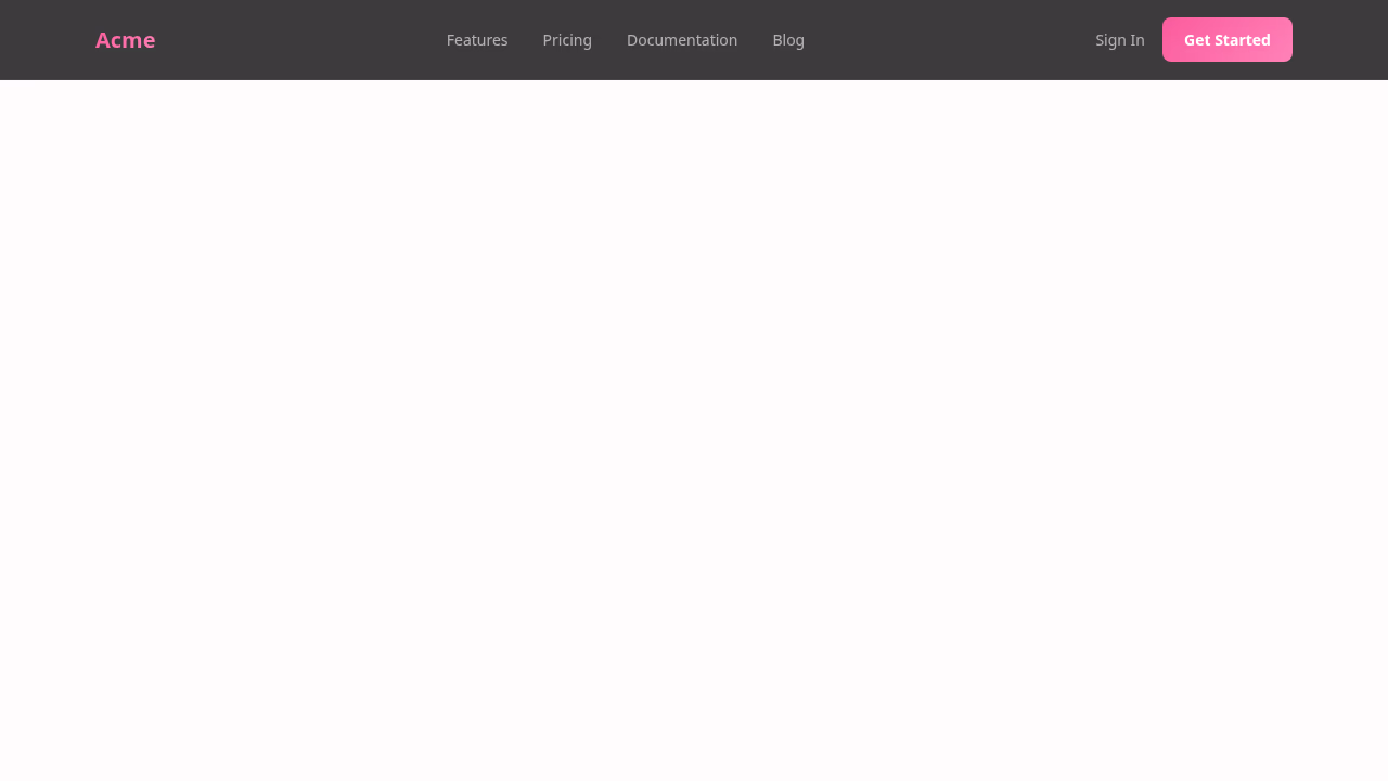 Navbar preview
