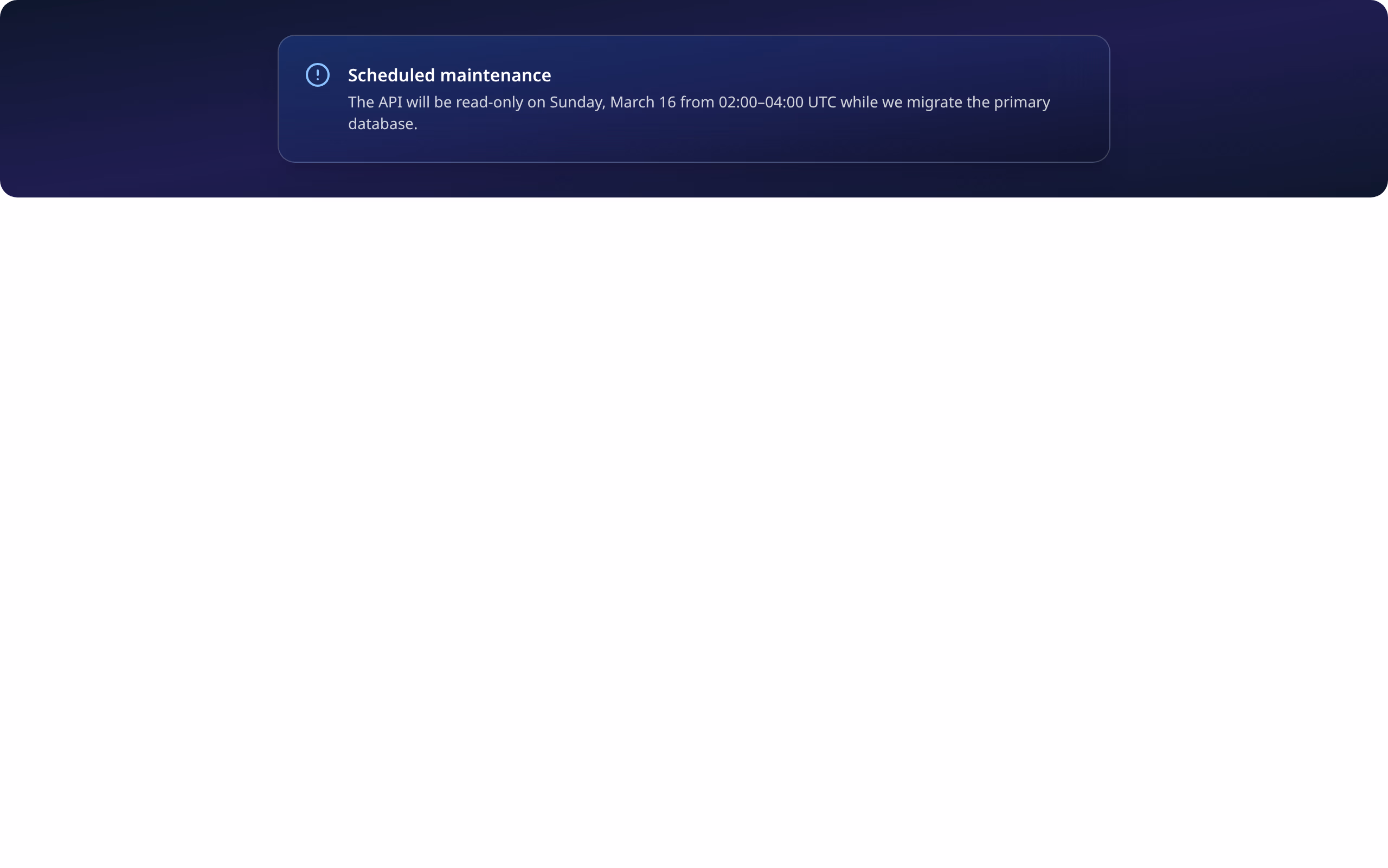 Alert preview