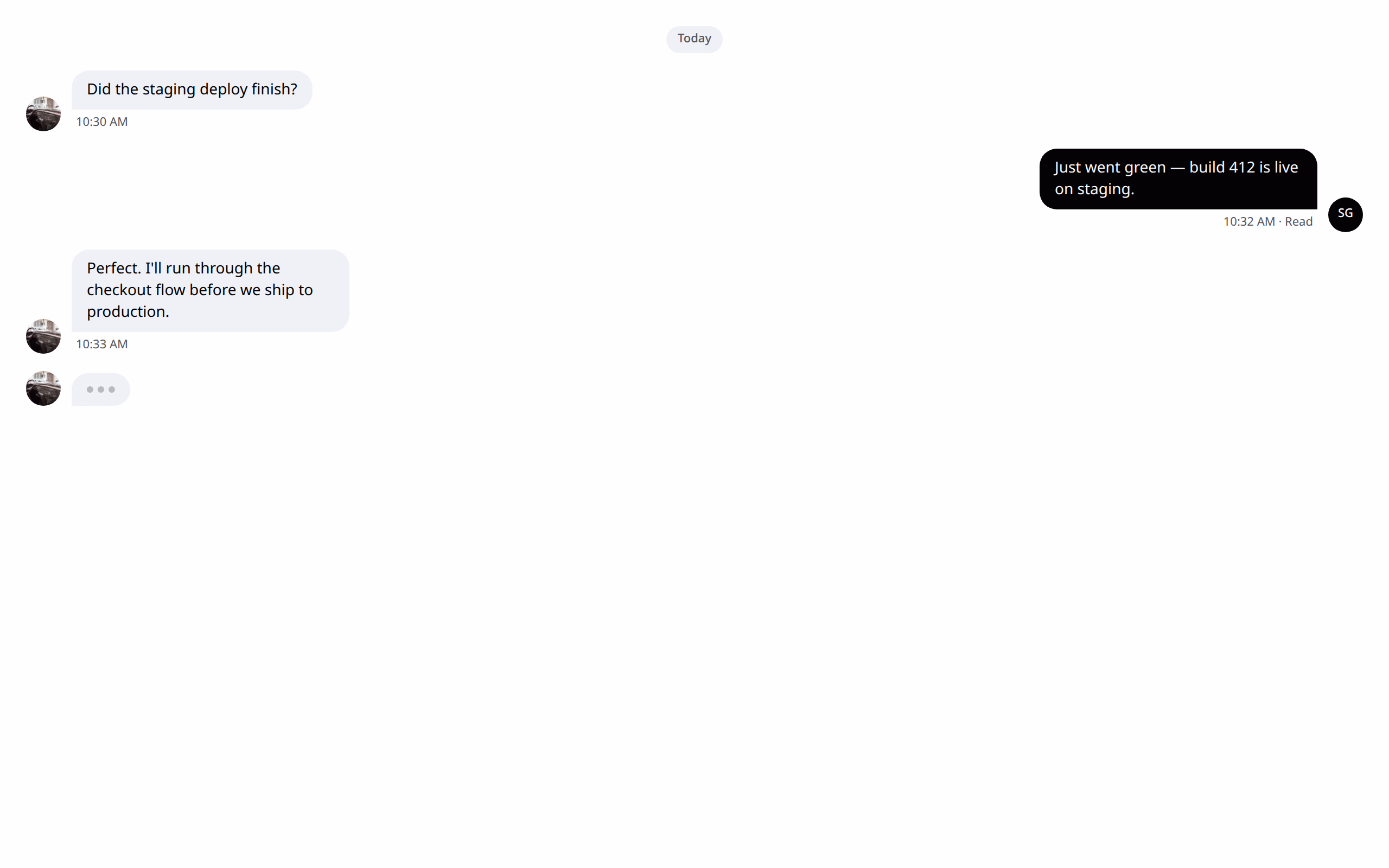 Chat Bubble preview