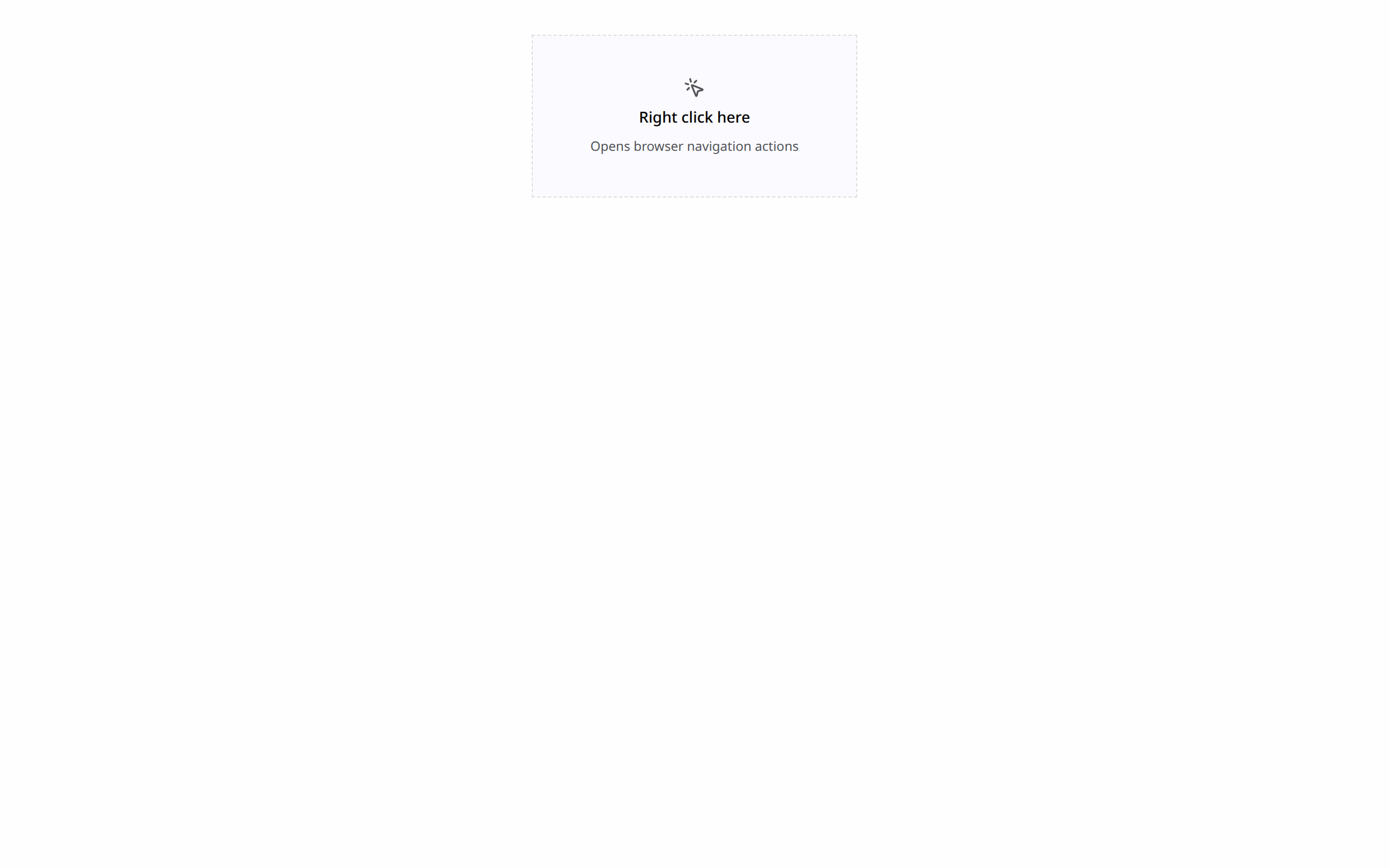 Context Menu preview