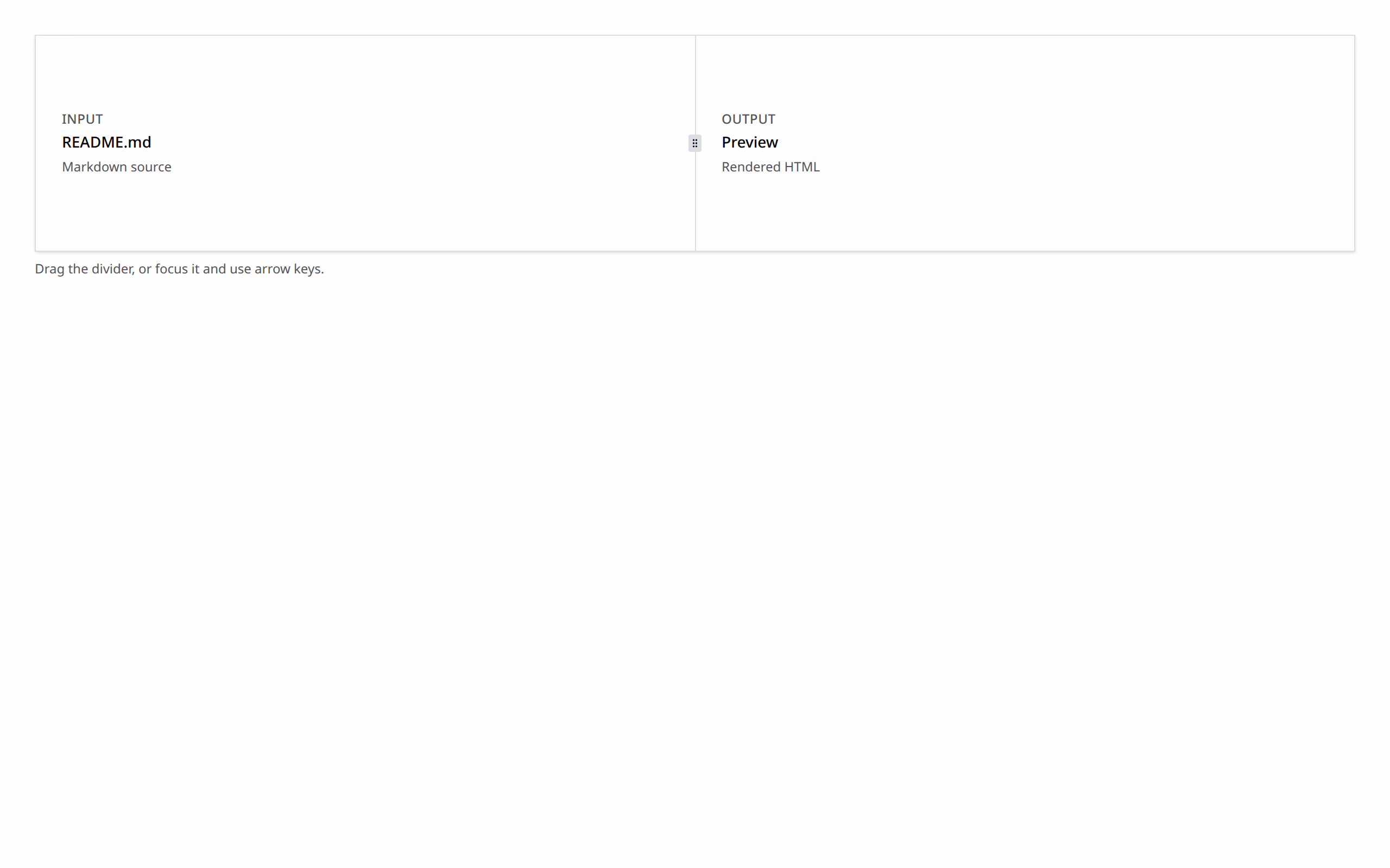Resizable preview