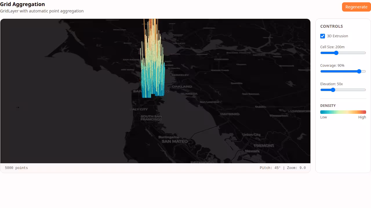 Grid Layer Map preview