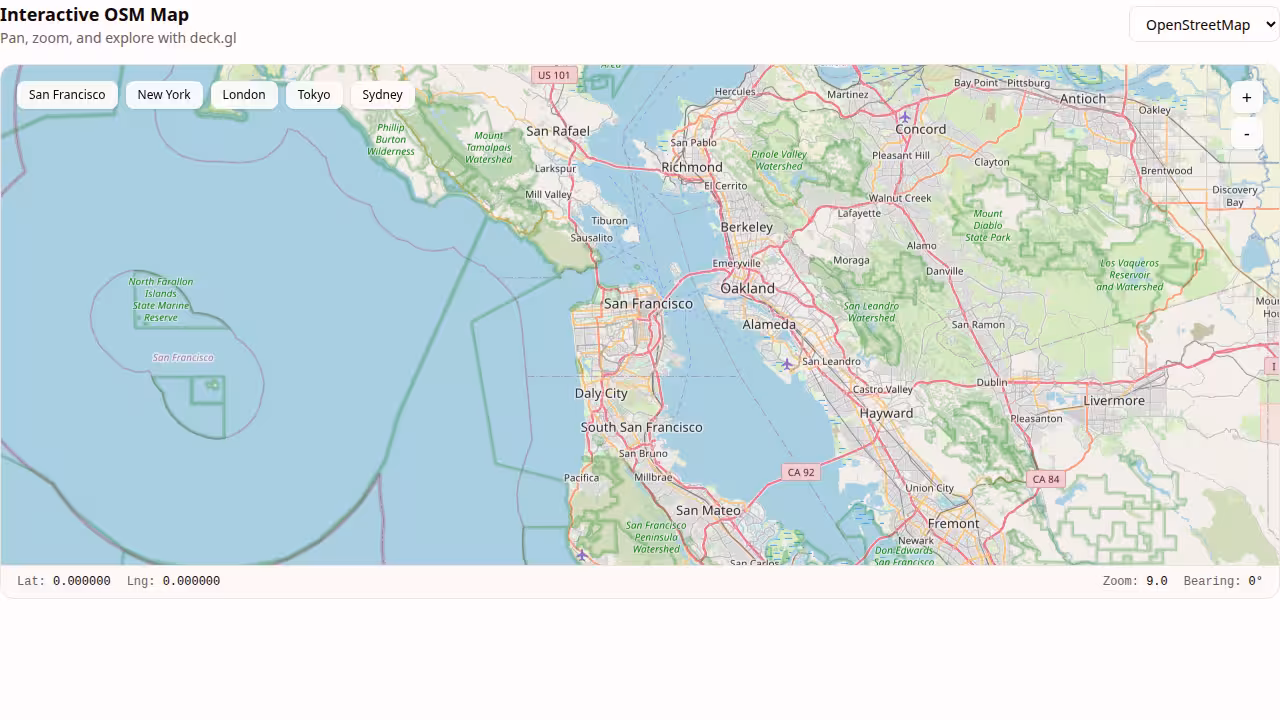 Osm Map preview