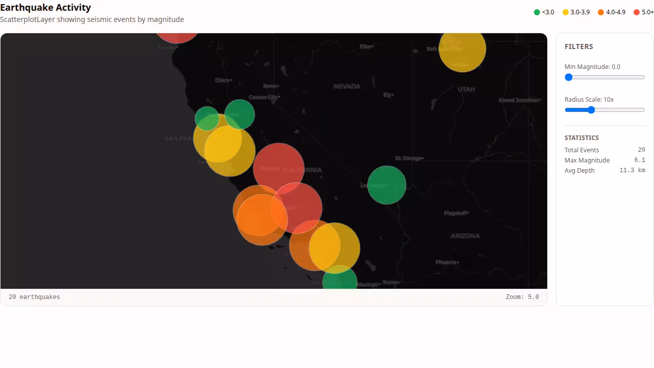 Scatterplot Map preview